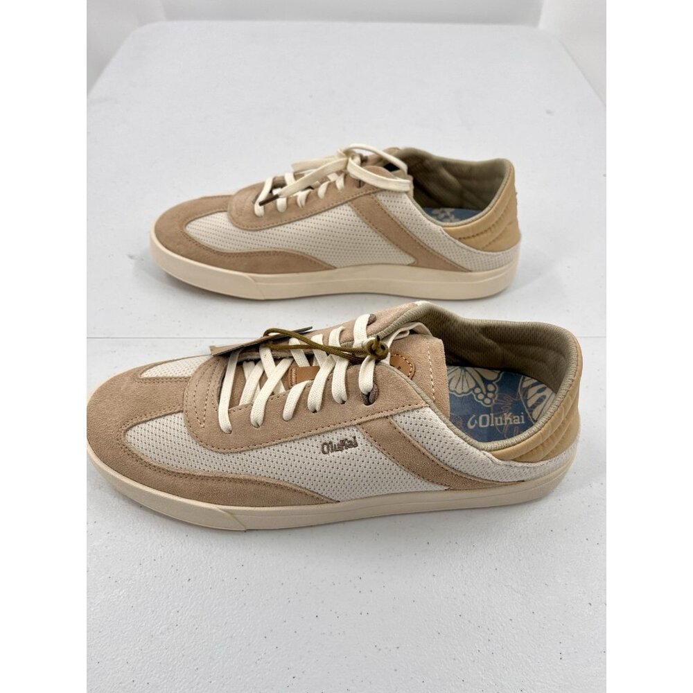 OLUKAI Women's Tan/Tapa Kilea Lace Up Sneakers NWOB 9.5 - Picture 5 of 7